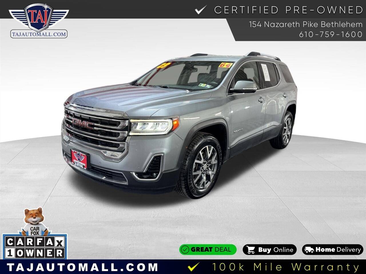 2023 GMC Acadia SLT — SUV — 64,601 mi — Bethlehem, PA