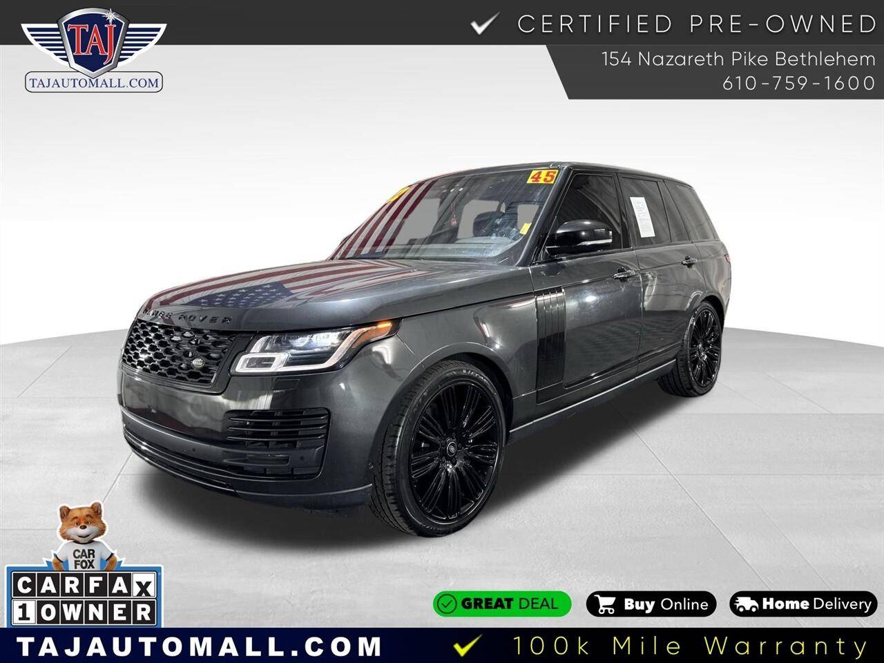 2022 Land Rover Range Rover Westminster Edition — SUV — 45,403 mi — Bethlehem, PA