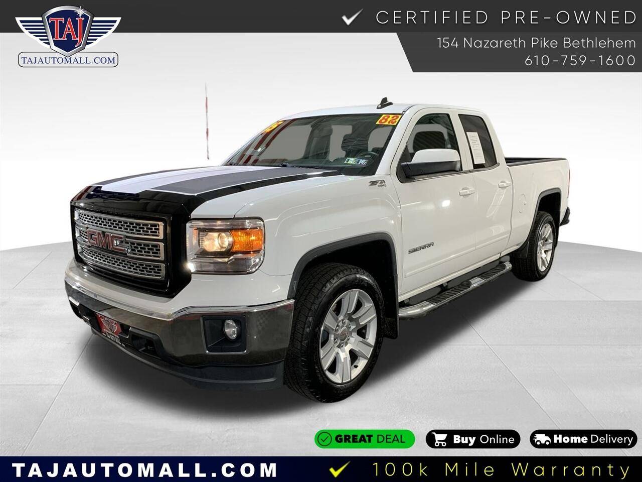 2015 GMC Sierra 1500 SLE — Pickup Truck — 81,857 mi — Bethlehem, PA