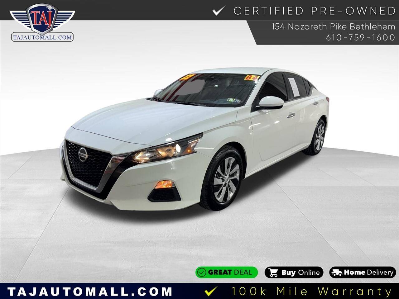 2022 Nissan Altima S — Sedan — 83,894 mi — Bethlehem, PA