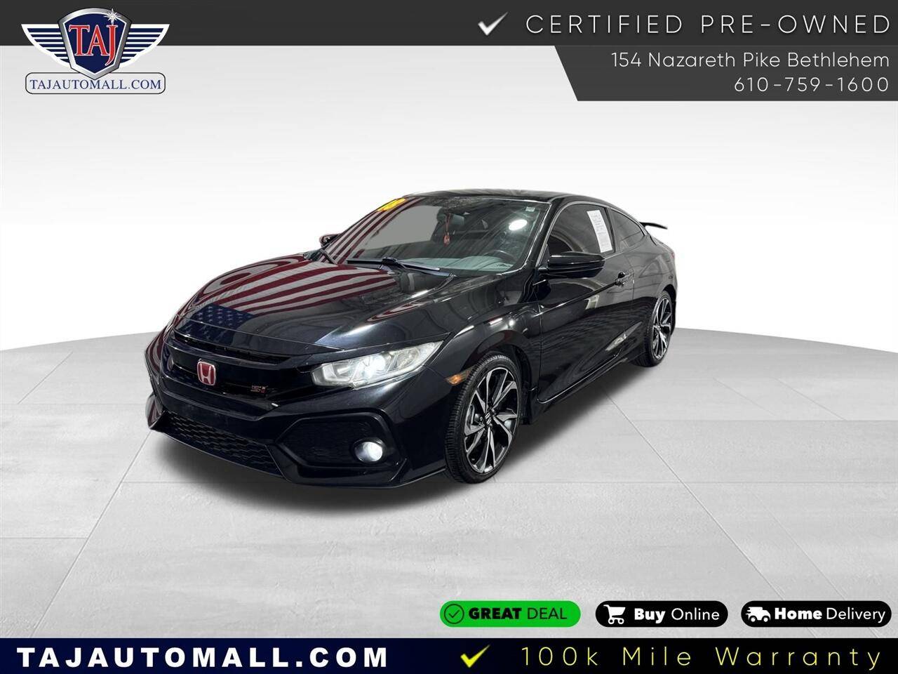 2018 Honda Civic Si — Coupe — 104,634 mi — Bethlehem, PA