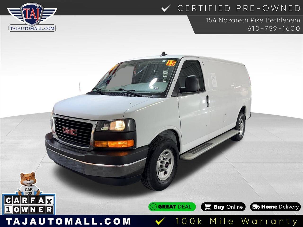 2023 GMC Savana Cargo Van Base — Cargo Van — 14,687 mi — Bethlehem, PA