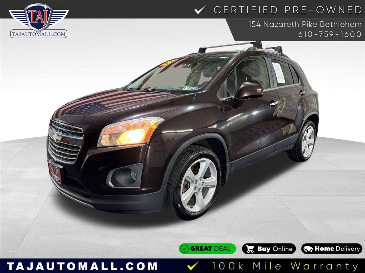 2015 Chevrolet Trax LTZ — SUV — 115,592 mi — Bethlehem, PA