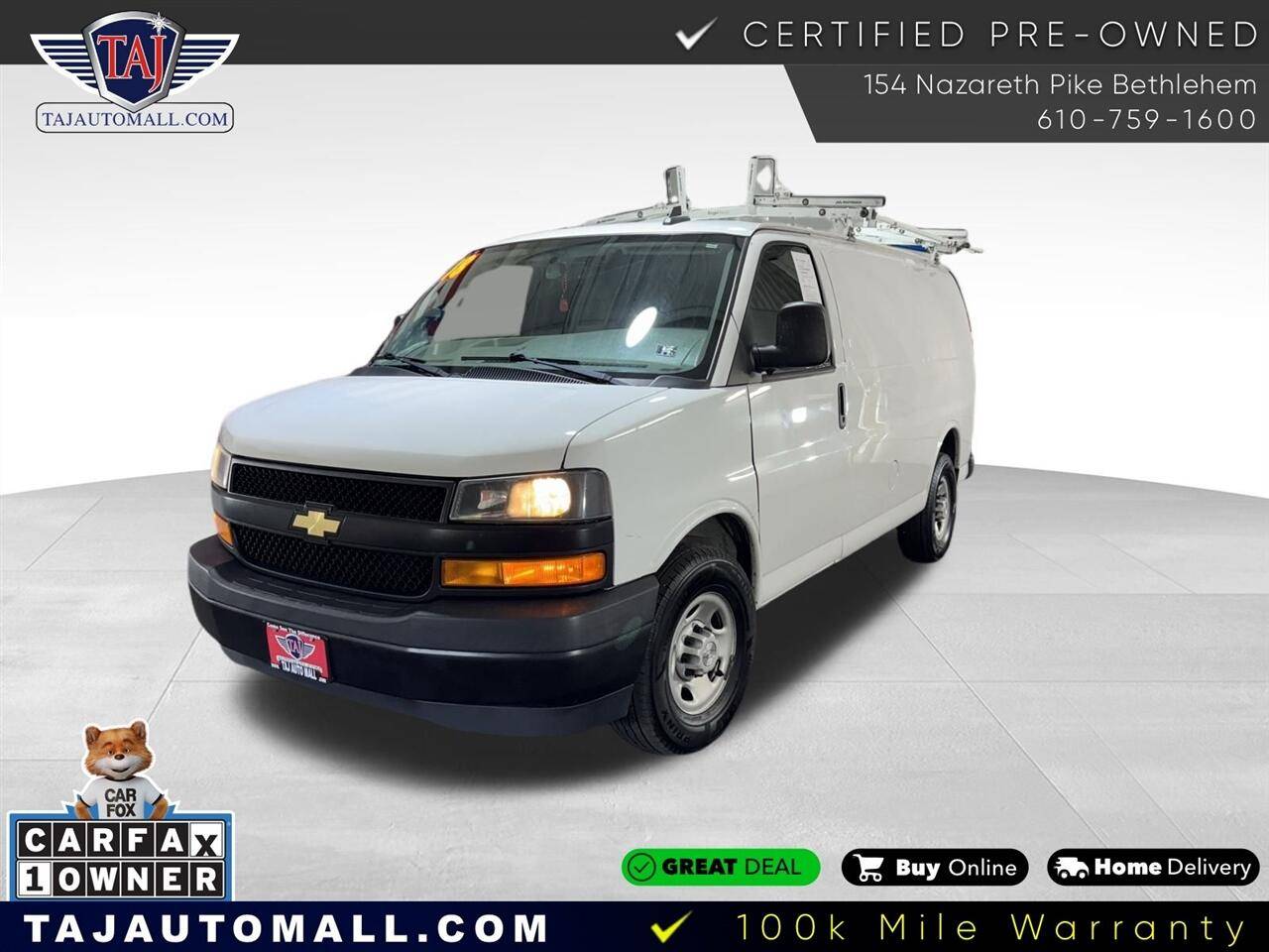 2018 Chevrolet Express Cargo Van Base — Cargo Van — 115,702 mi — Bethlehem, PA