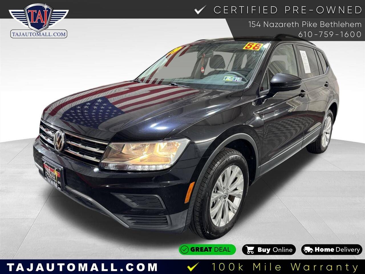 2019 Volkswagen Tiguan S — SUV — 57,270 mi — Bethlehem, PA