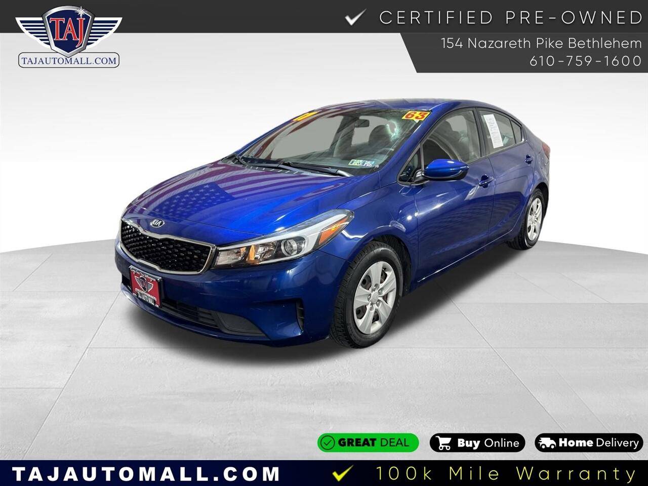 2017 Kia Forte LX — Sedan — 62,794 mi — Bethlehem, PA