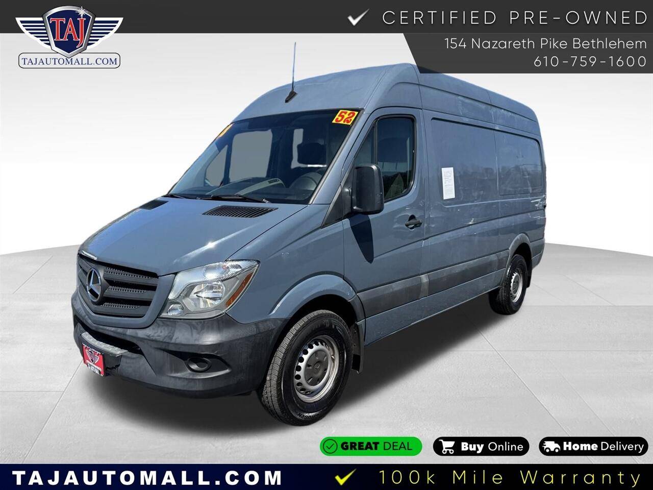 2018 Mercedes-Benz Sprinter Cargo Van 2500 Worker — Cargo Van — 51,899 mi — Bethlehem, PA