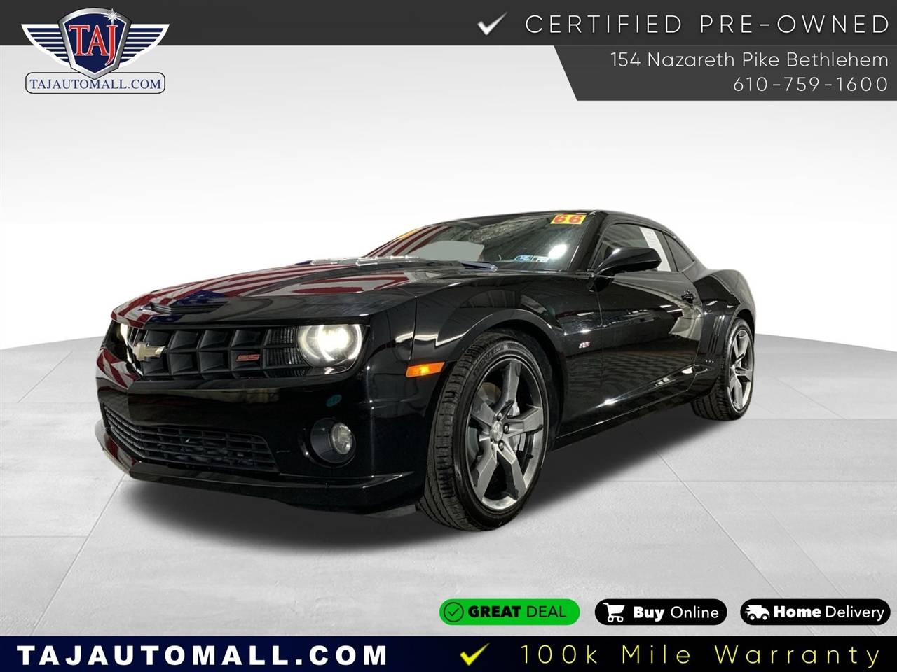 2011 Chevrolet Camaro 2SS — Coupe — 66,055 mi — Bethlehem, PA