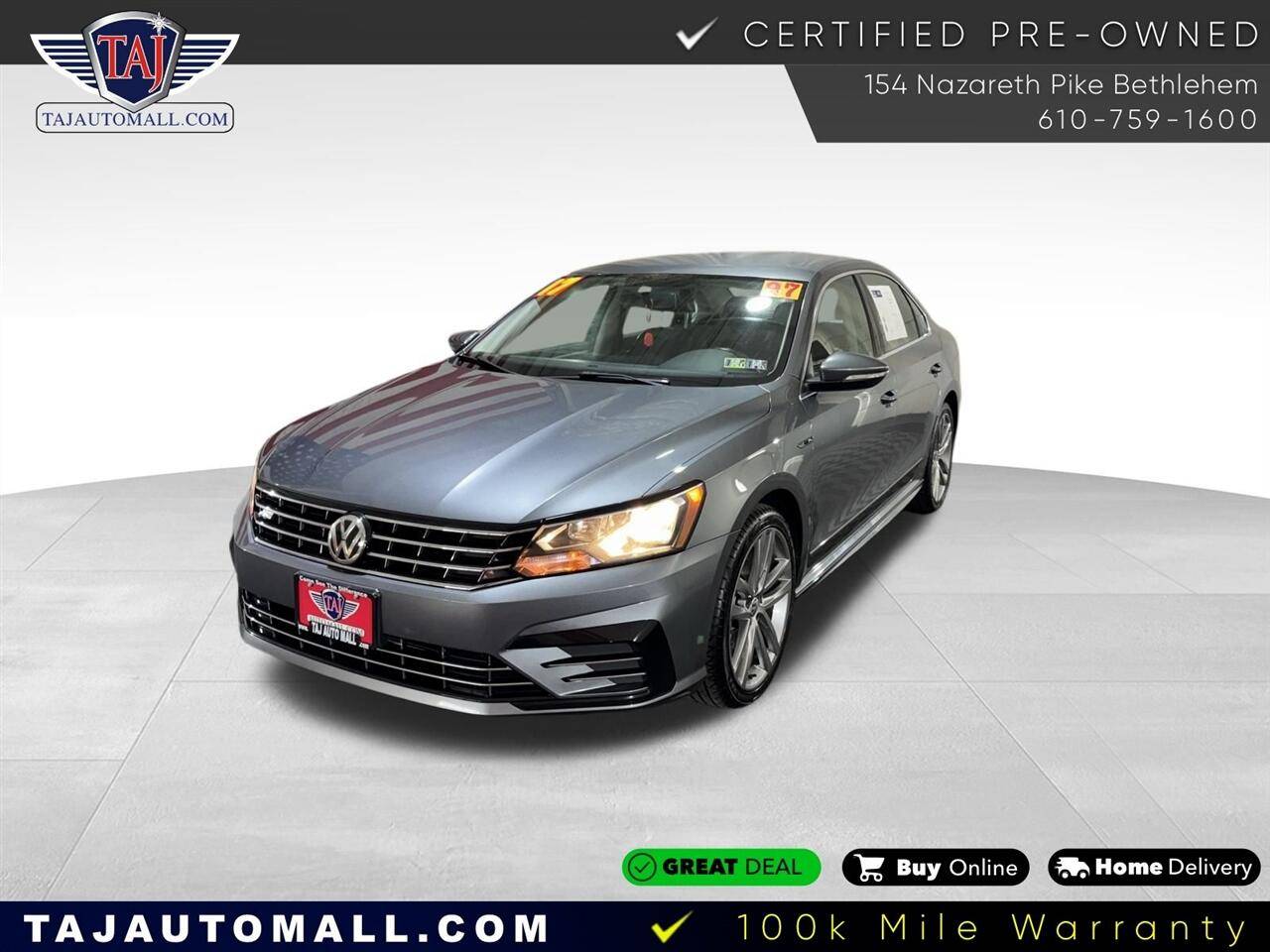 2017 Volkswagen Passat R-Line — Sedan — 97,428 mi — Bethlehem, PA