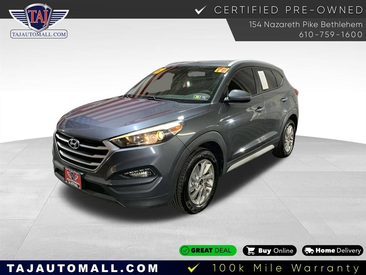 2017 Hyundai Tucson SE — SUV — 75,669 mi — Bethlehem, PA