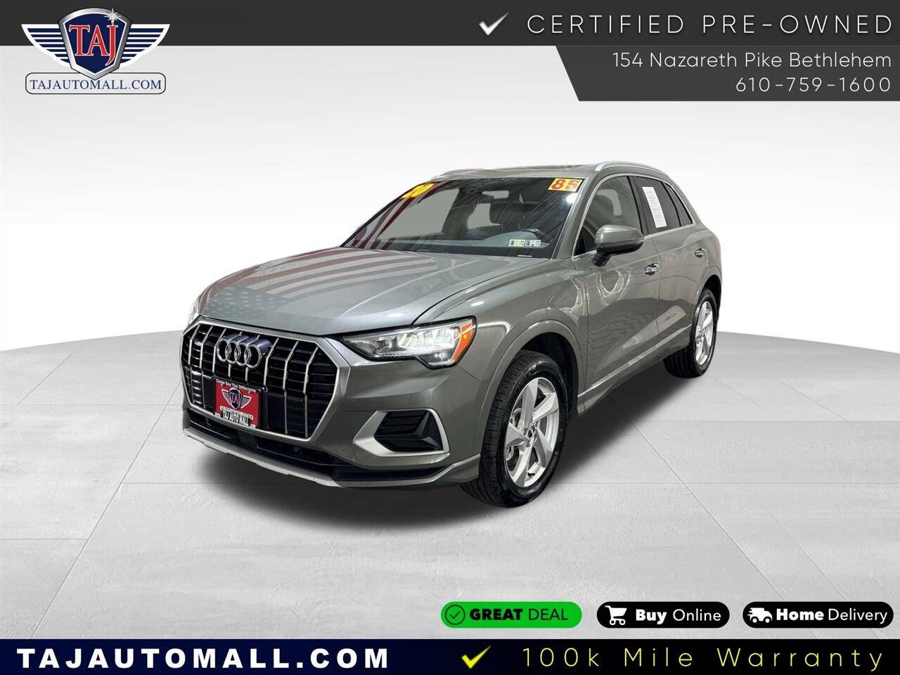 2020 Audi Q3 Premium — SUV — 85,722 mi — Bethlehem, PA