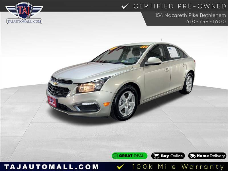2015 Chevrolet Cruze 1LT — Sedan — 46,110 mi — Bethlehem, PA