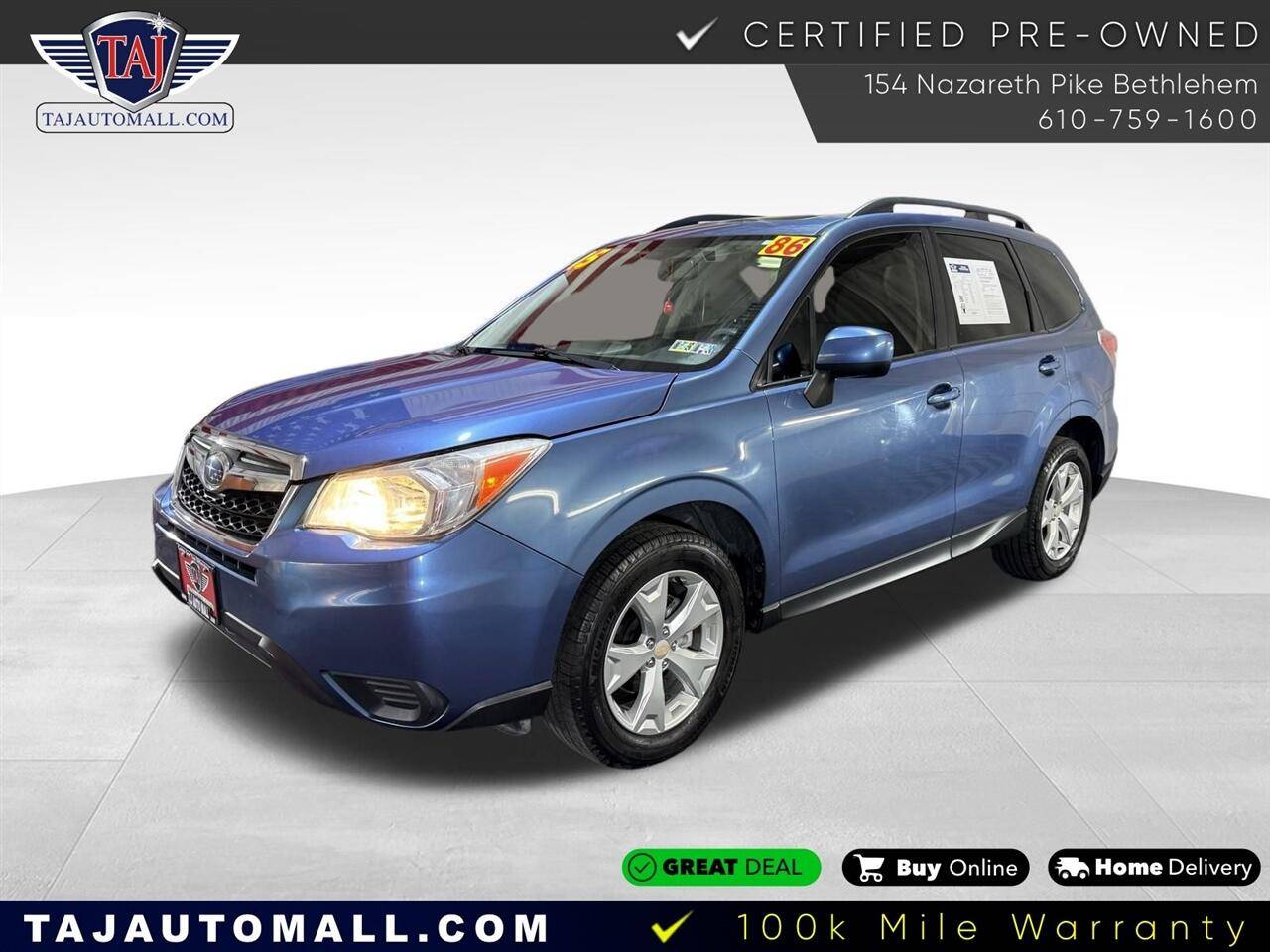2015 Subaru Forester 2.5i Premium — SUV — 85,987 mi — Bethlehem, PA