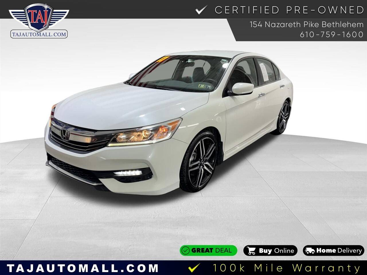 2017 Honda Accord Sport — Sedan — 99,700 mi — Bethlehem, PA