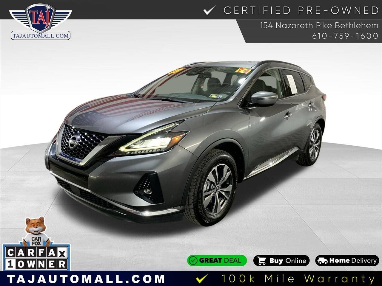 2023 Nissan Murano SV — SUV — 74,449 mi — Bethlehem, PA