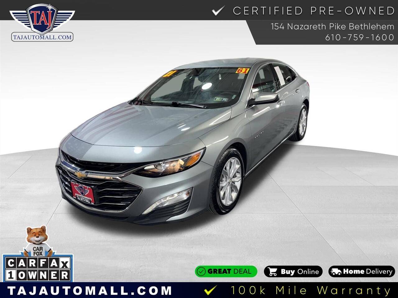 2023 Chevrolet Malibu LT — Sedan — 61,471 mi — Bethlehem, PA