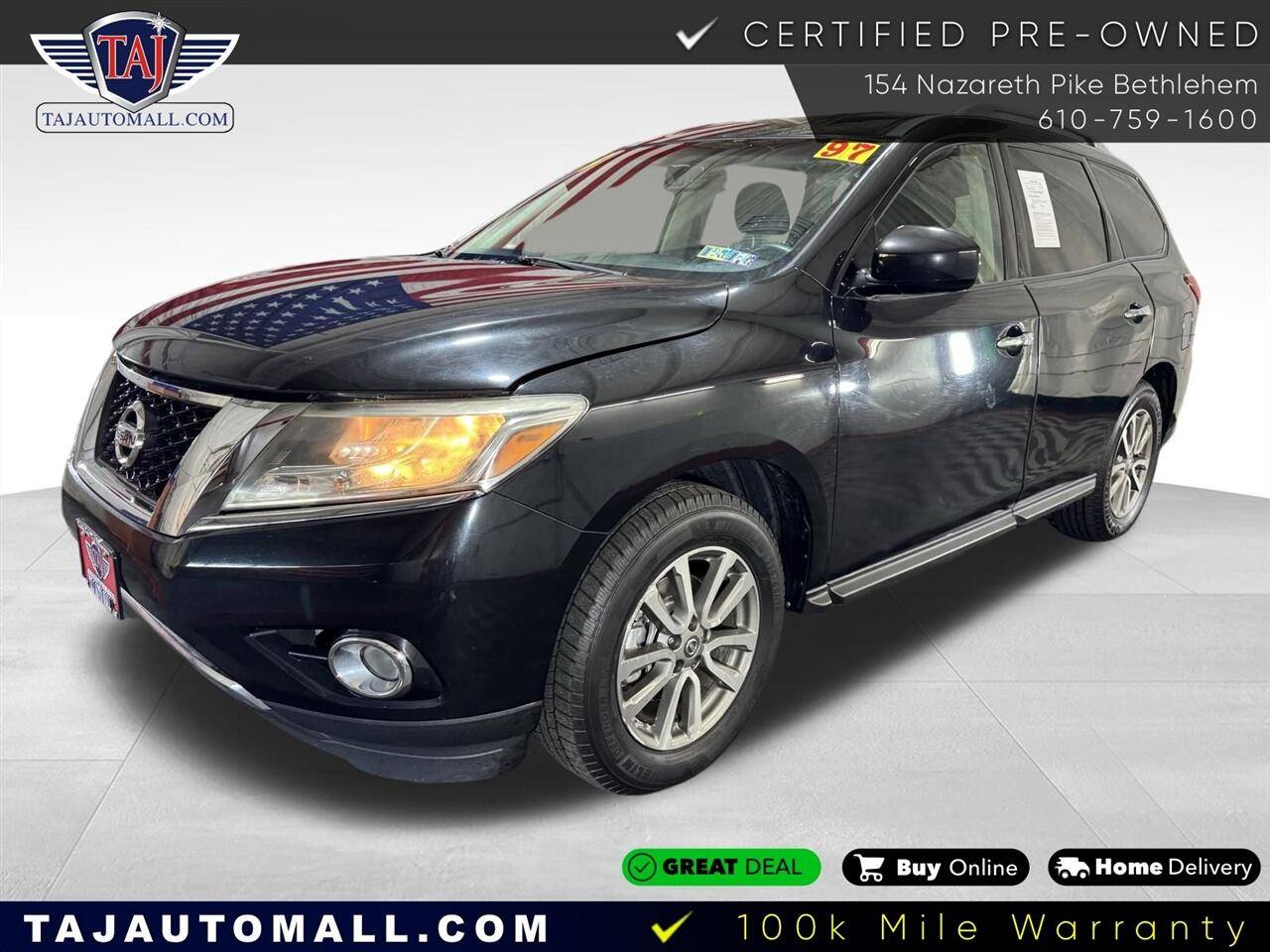 2016 Nissan Pathfinder SV — SUV — 97,070 mi — Bethlehem, PA