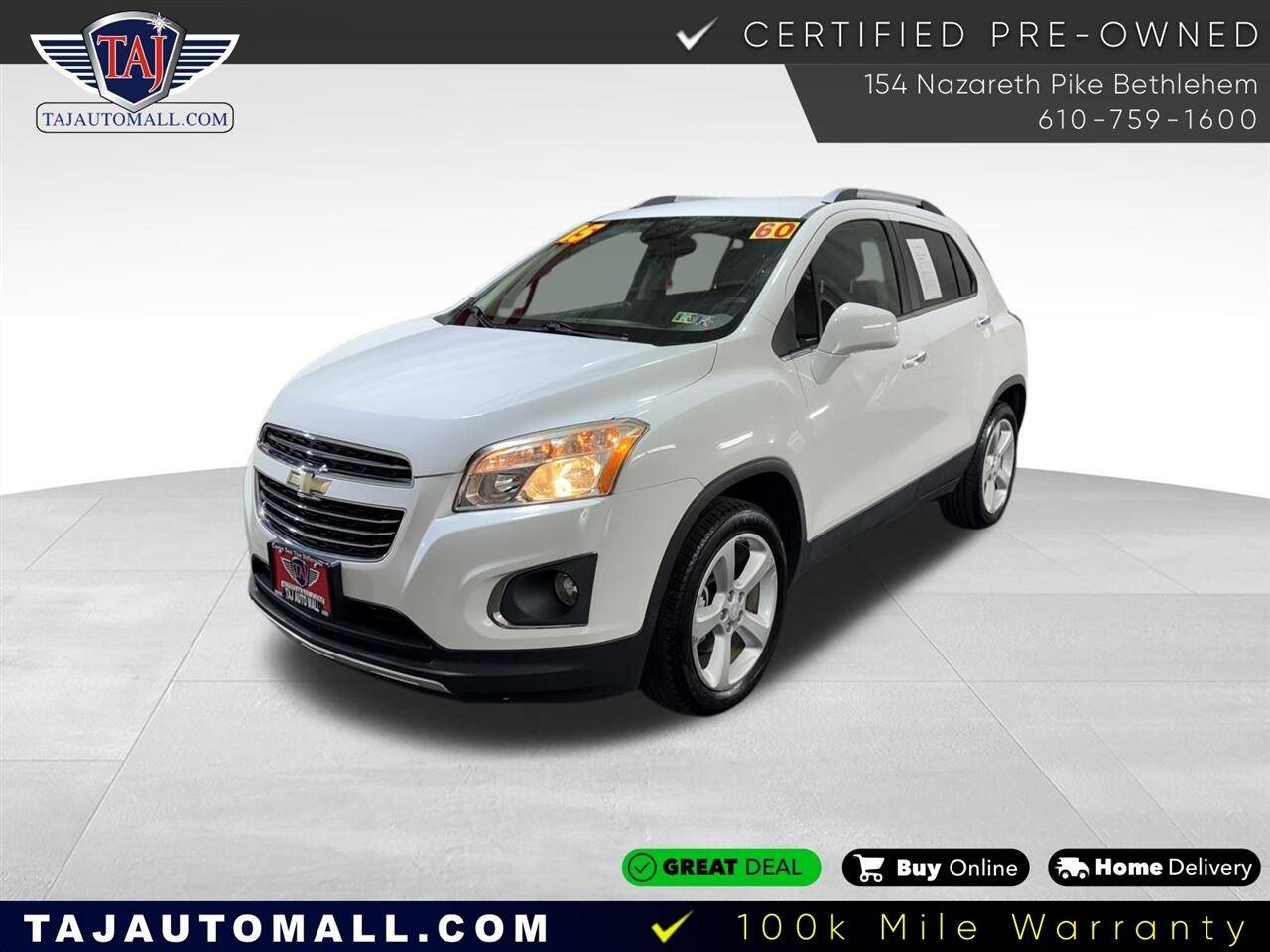 2015 Chevrolet Trax LTZ — SUV — 60,652 mi — Bethlehem, PA