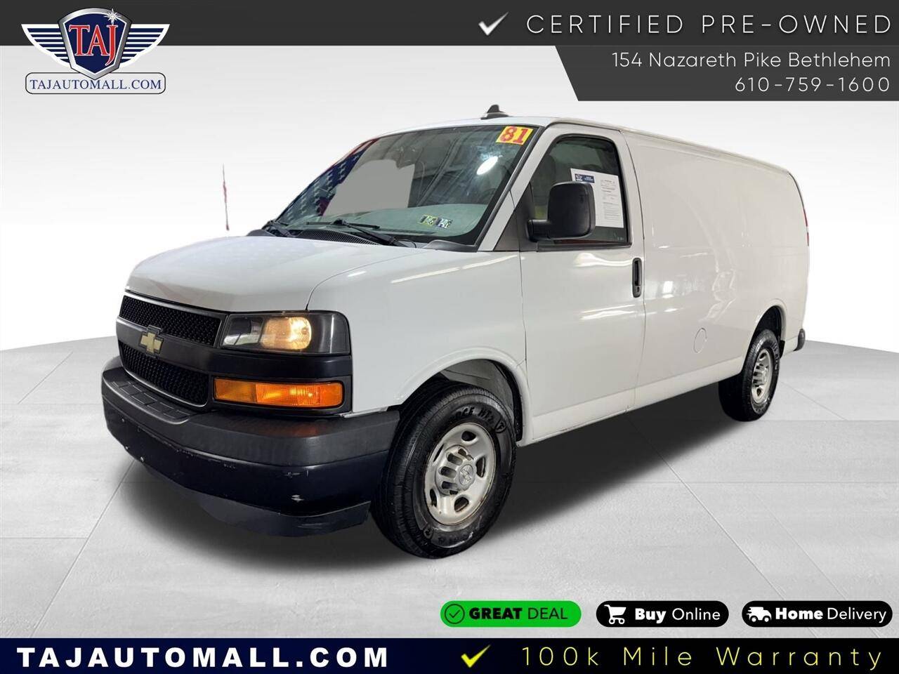 2018 Chevrolet Express Cargo Van Base — Cargo Van — 81,184 mi — Bethlehem, PA