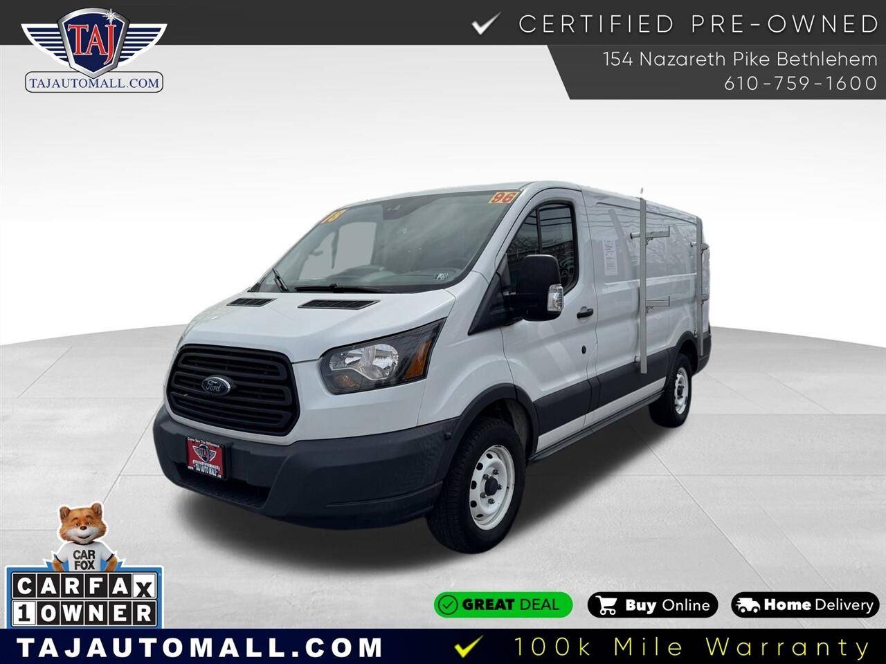 2018 Ford Transit Cargo Van T-350 — Cargo Van — 95,667 mi — Bethlehem, PA