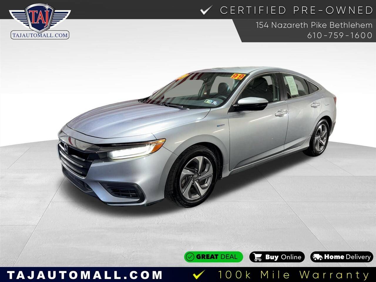 2019 Honda Insight LX — Sedan — 99,156 mi — Bethlehem, PA