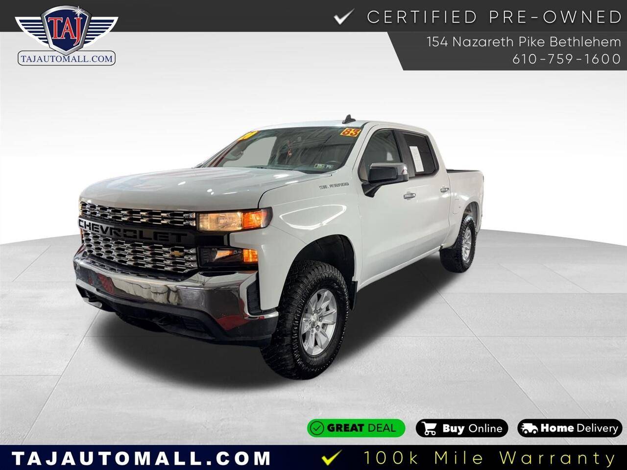 2020 Chevrolet Silverado 1500 WT — Pickup Truck — 82,576 mi — Bethlehem, PA