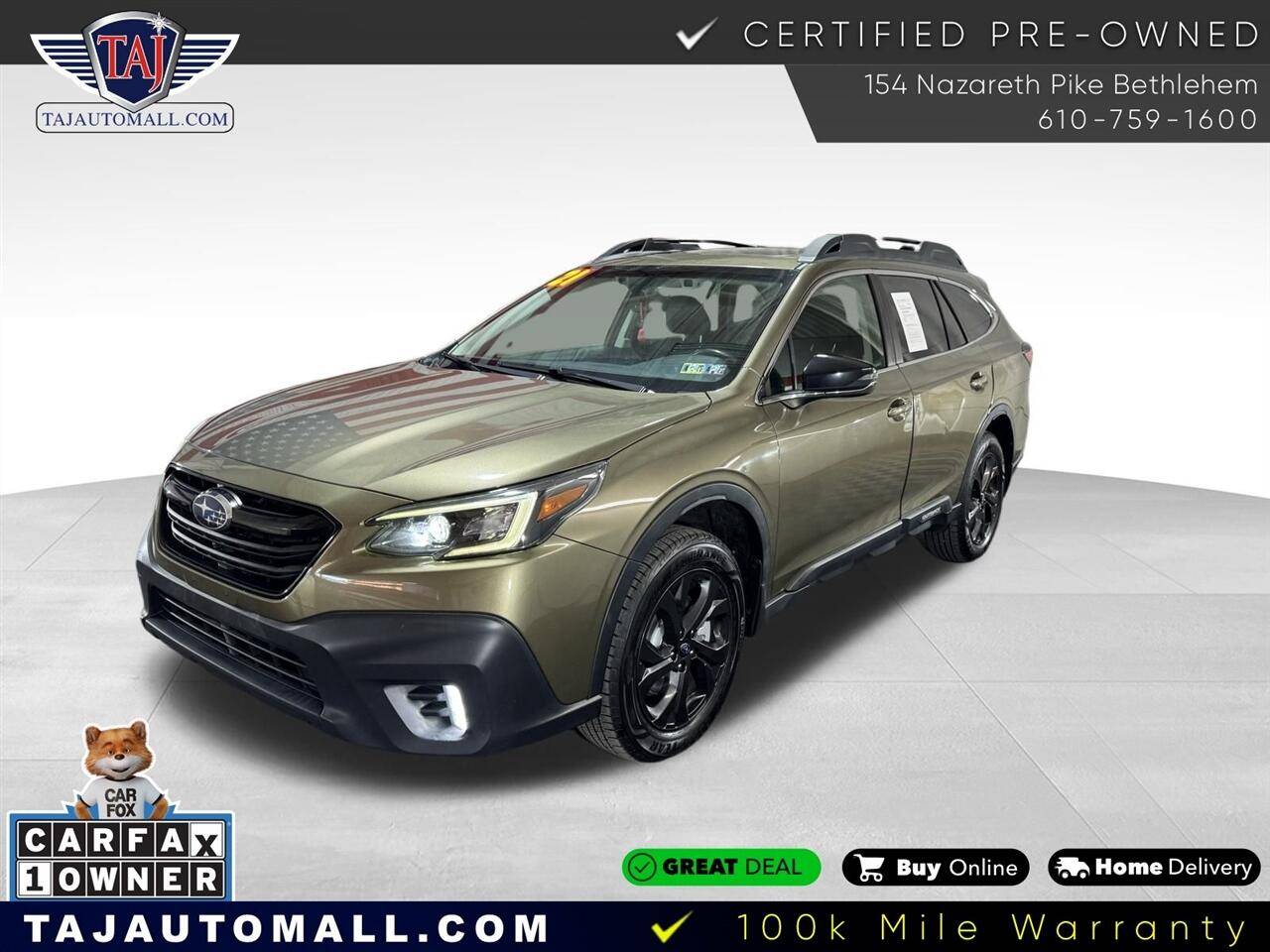 2021 Subaru Outback 2.4T Onyx Edition XT — SUV — 138,554 mi — Bethlehem, PA