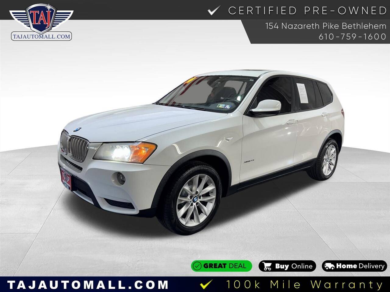 2014 BMW X3 28i — SUV — 115,733 mi — Bethlehem, PA