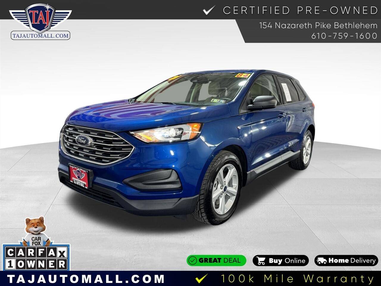 2021 Ford Edge SE — SUV — 84,092 mi — Bethlehem, PA