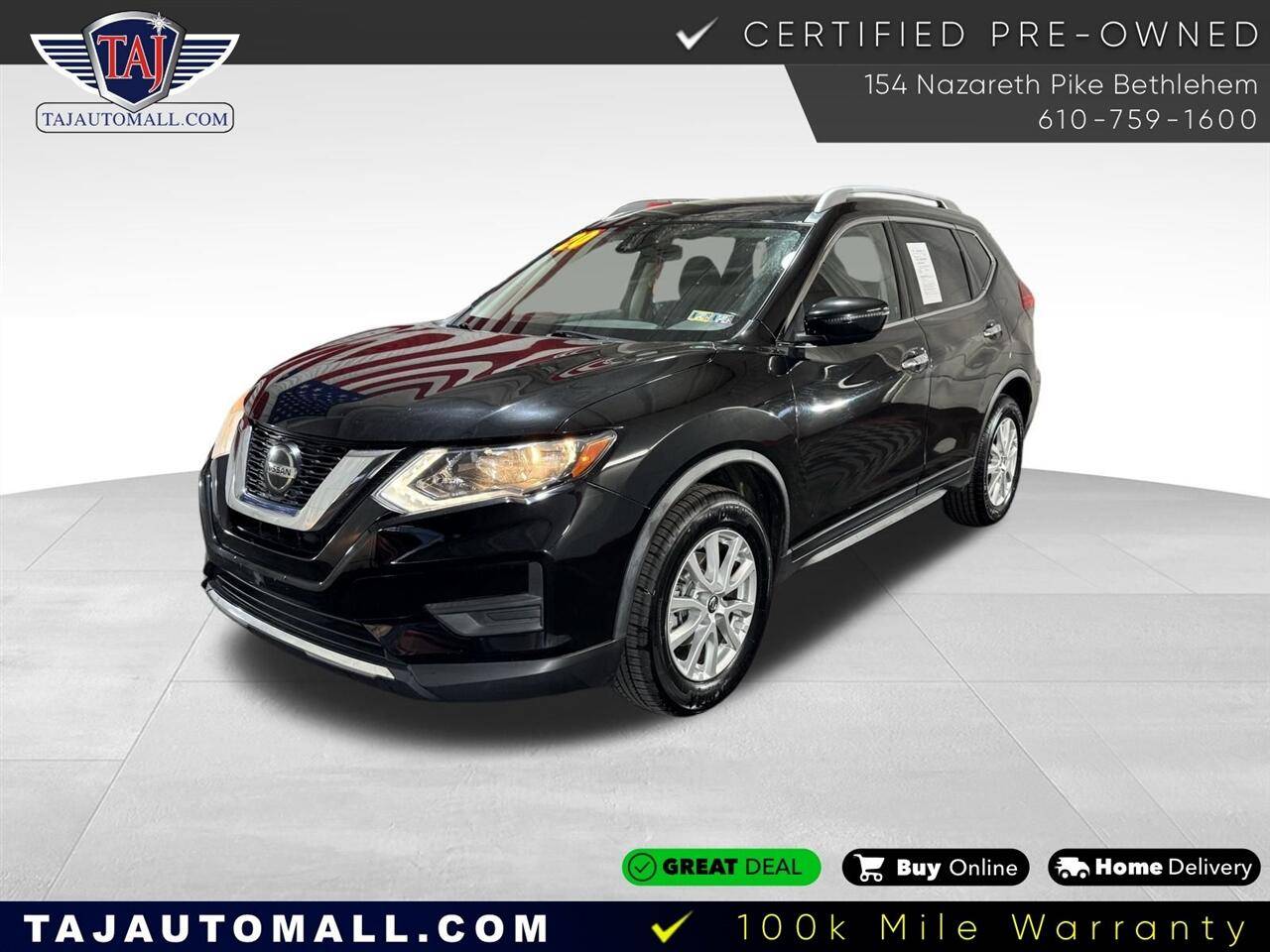2020 Nissan Rogue SV — SUV — 129,055 mi — Bethlehem, PA