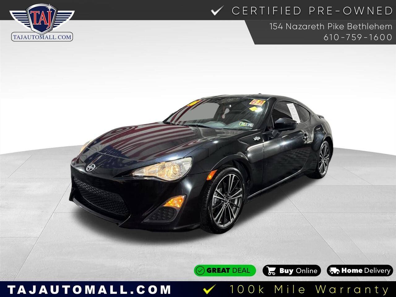 2016 Scion FR-S Base — Coupe — 67,523 mi — Bethlehem, PA
