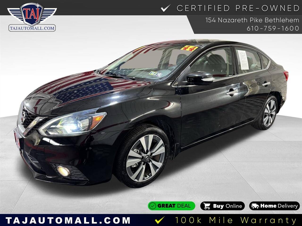 2019 Nissan Sentra SL — Sedan — 43,690 mi — Bethlehem, PA