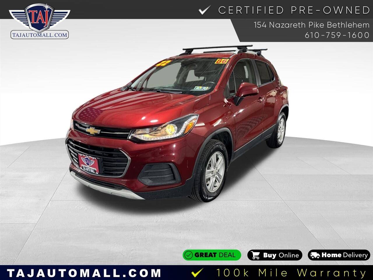 2022 Chevrolet Trax LT — SUV — 86,430 mi — Bethlehem, PA