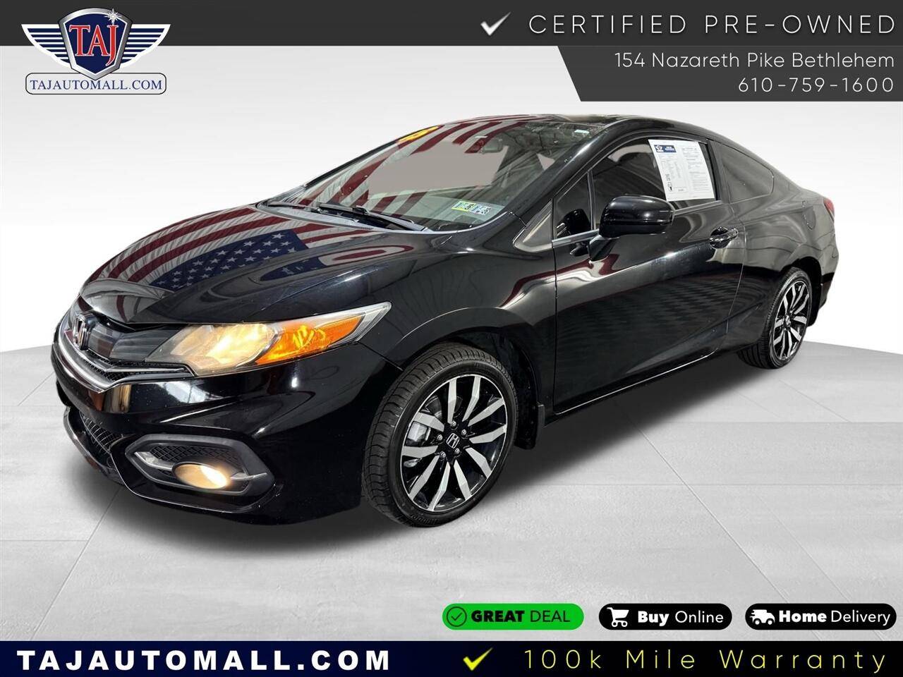 2015 Honda Civic EX-L — Coupe — 127,559 mi — Bethlehem, PA