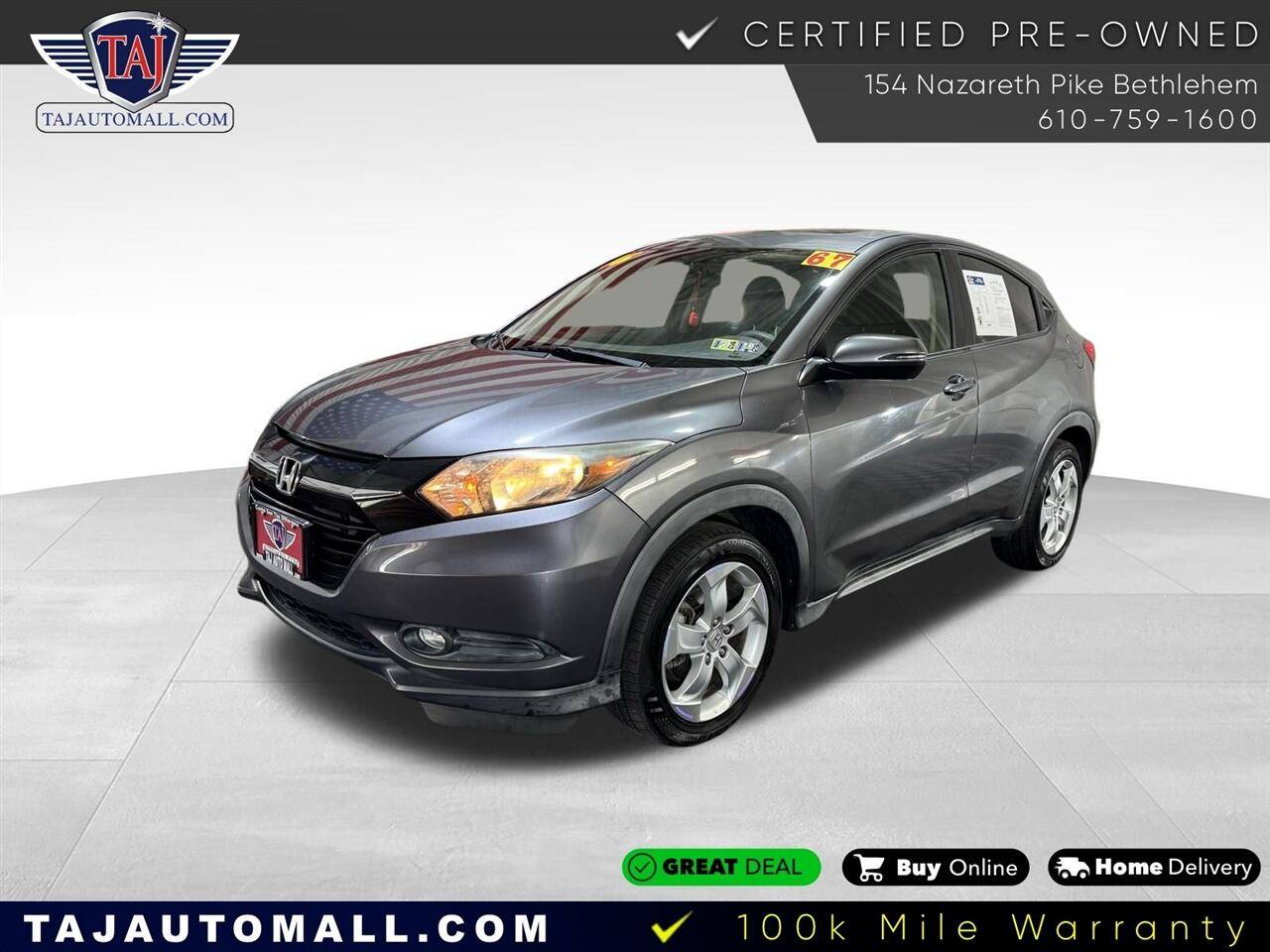2016 Honda HR-V EX — SUV — 67,382 mi — Bethlehem, PA