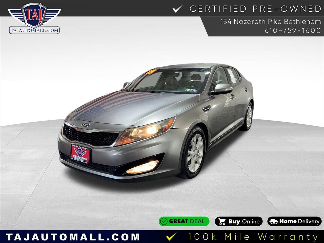 2013 Kia Optima EX — Sedan — 115,953 mi — Bethlehem, PA