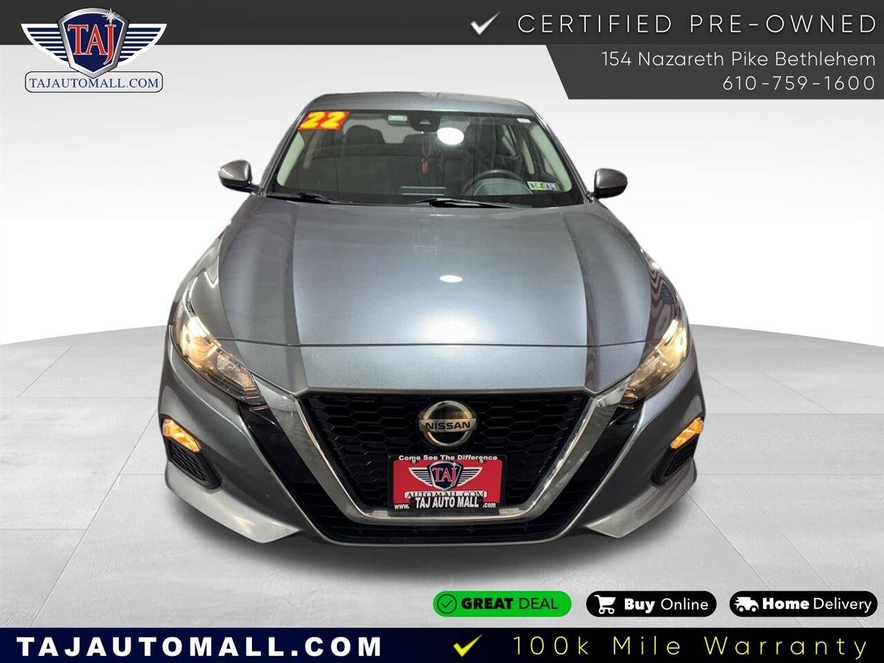 2022 Nissan Altima S — Sedan — 107,959 mi — Bethlehem, PA