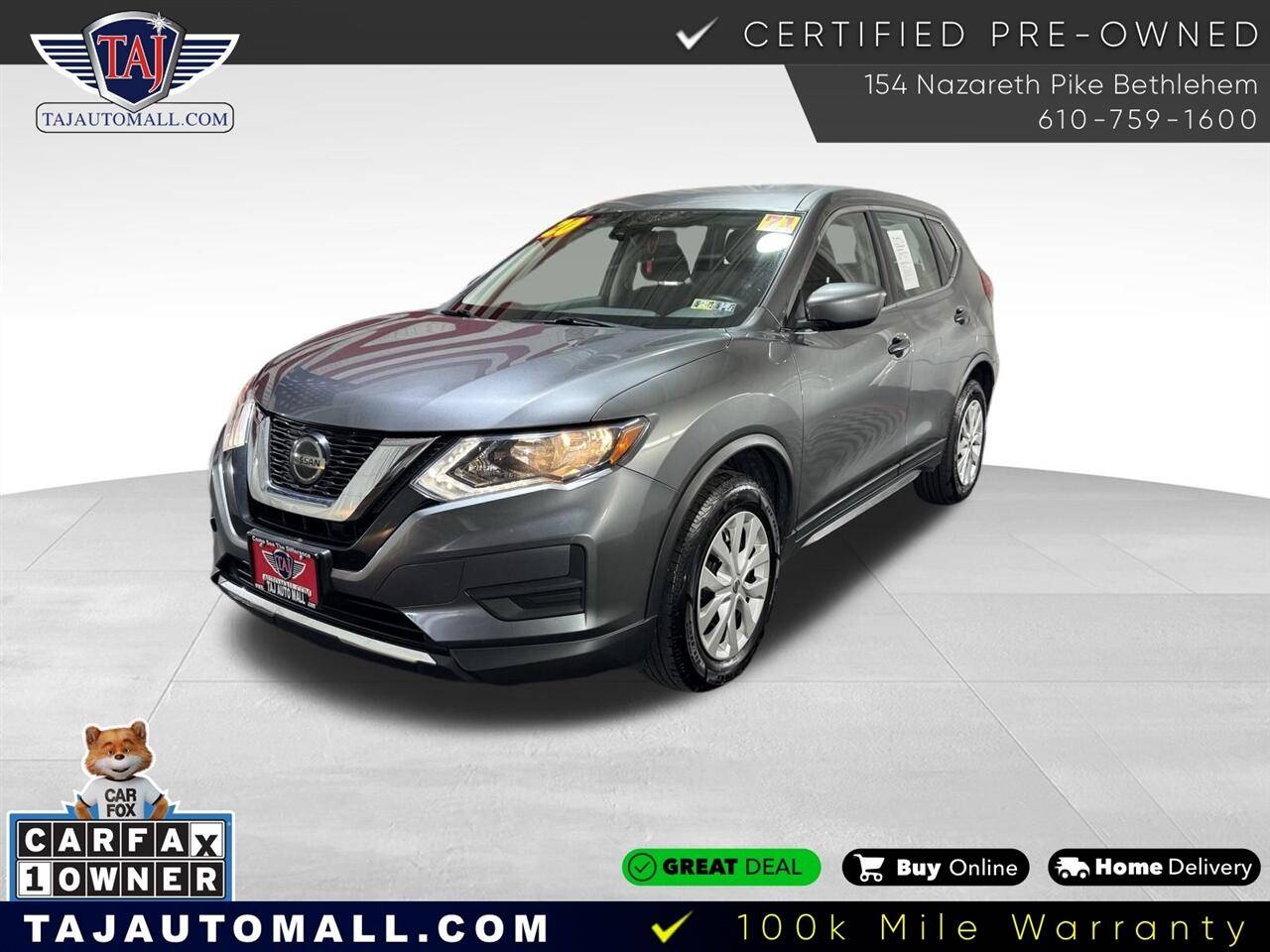 2020 Nissan Rogue S — SUV — 71,162 mi — Bethlehem, PA