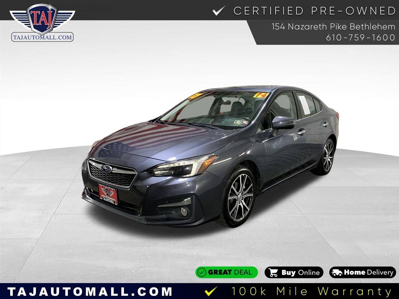 2017 Subaru Impreza 2.0i Limited — Sedan — 73,711 mi — Bethlehem, PA