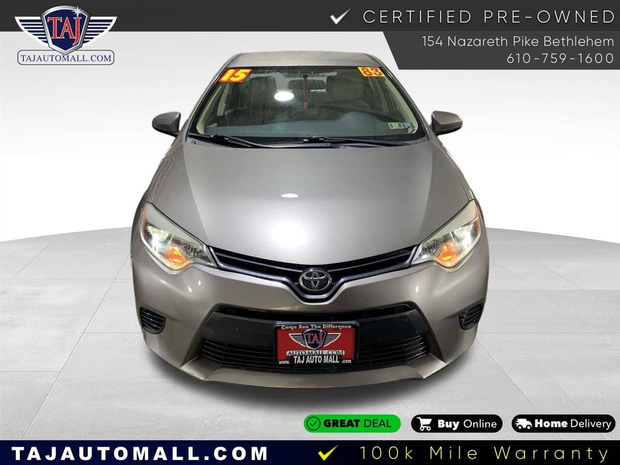 2015 Toyota Corolla L — Sedan — 83,271 mi — Bethlehem, PA