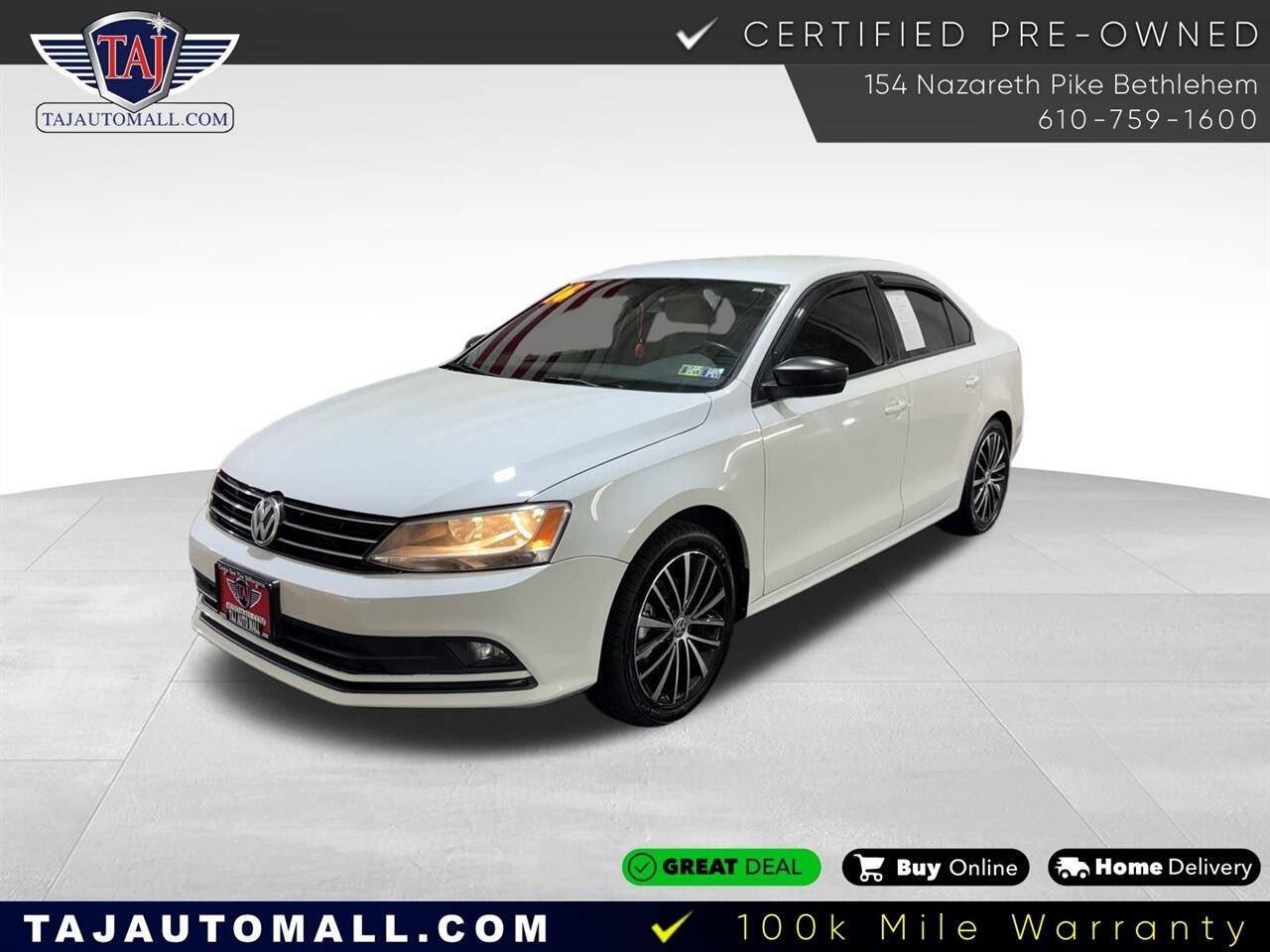 2016 Volkswagen Jetta 1.8T Sport — Sedan — 114,489 mi — Bethlehem, PA