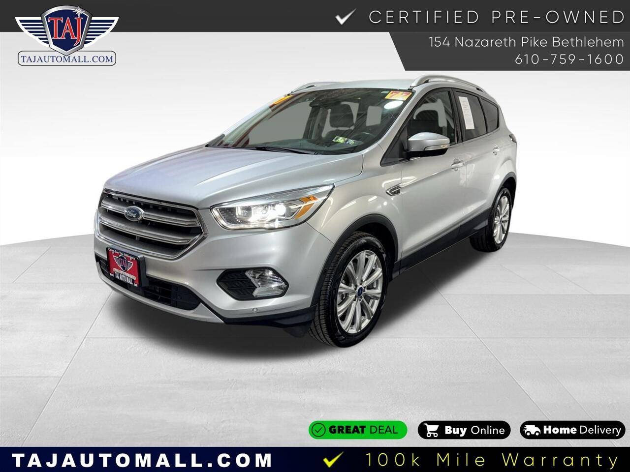 2017 Ford Escape Titanium — SUV — 76,563 mi — Bethlehem, PA