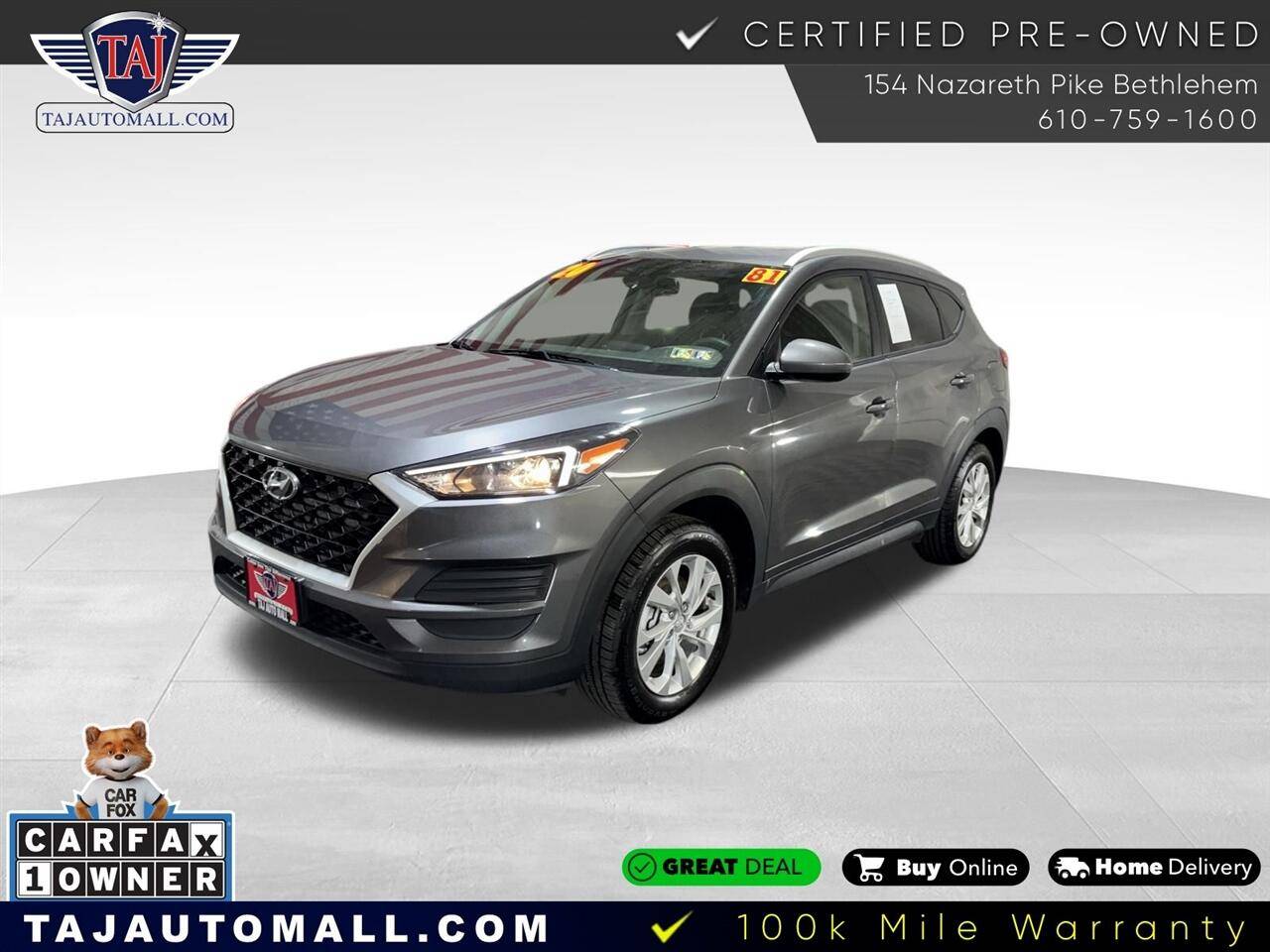 2020 Hyundai Tucson Value — SUV — 80,856 mi — Bethlehem, PA