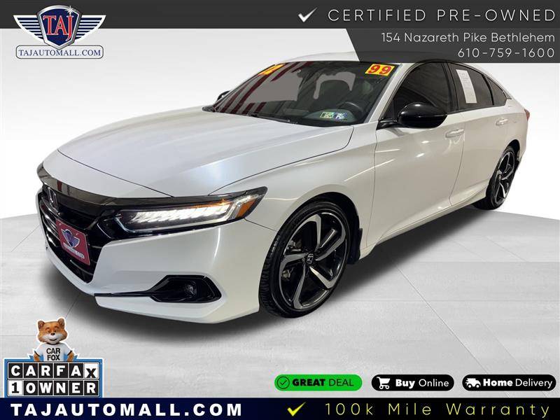 2022 Honda Accord Sport — Sedan — 99,706 mi — Bethlehem, PA