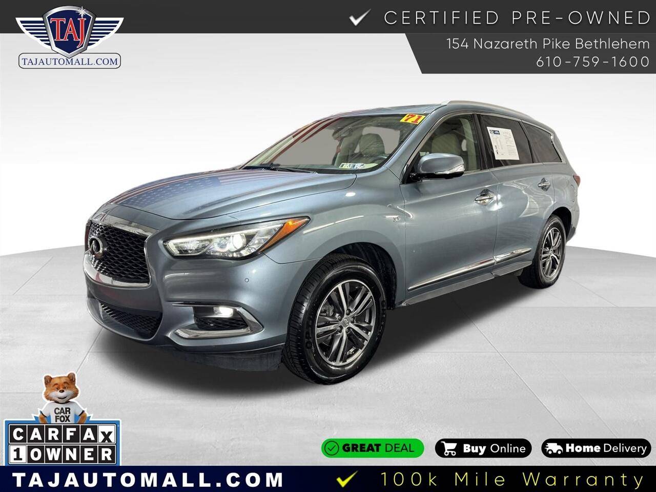 2018 INFINITI QX60 3.5 — SUV — 70,905 mi — Bethlehem, PA