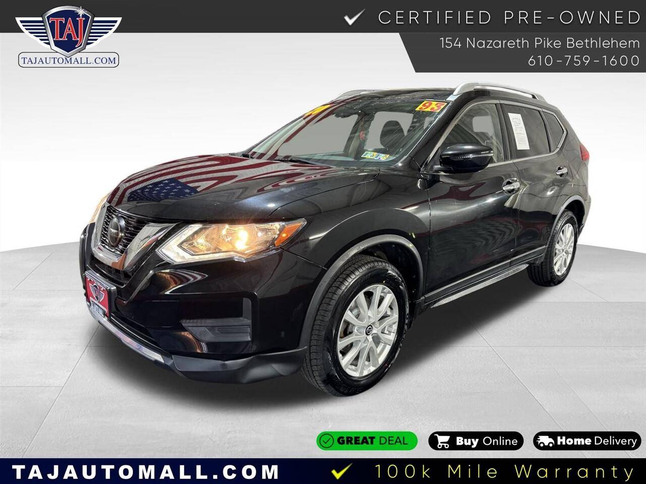 2020 Nissan Rogue SV — SUV — 93,017 mi — Bethlehem, PA