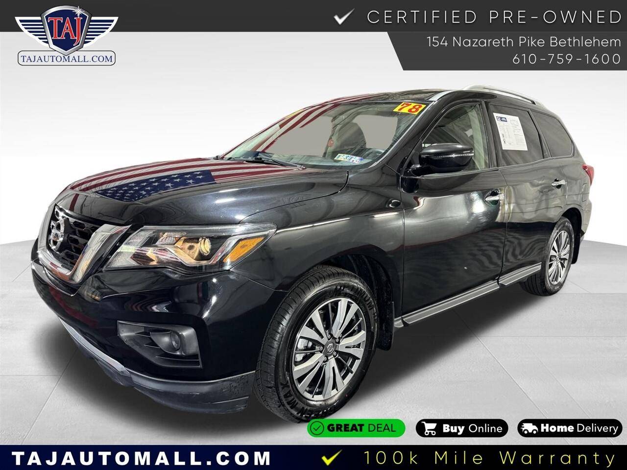 2020 Nissan Pathfinder S — SUV — 77,824 mi — Bethlehem, PA