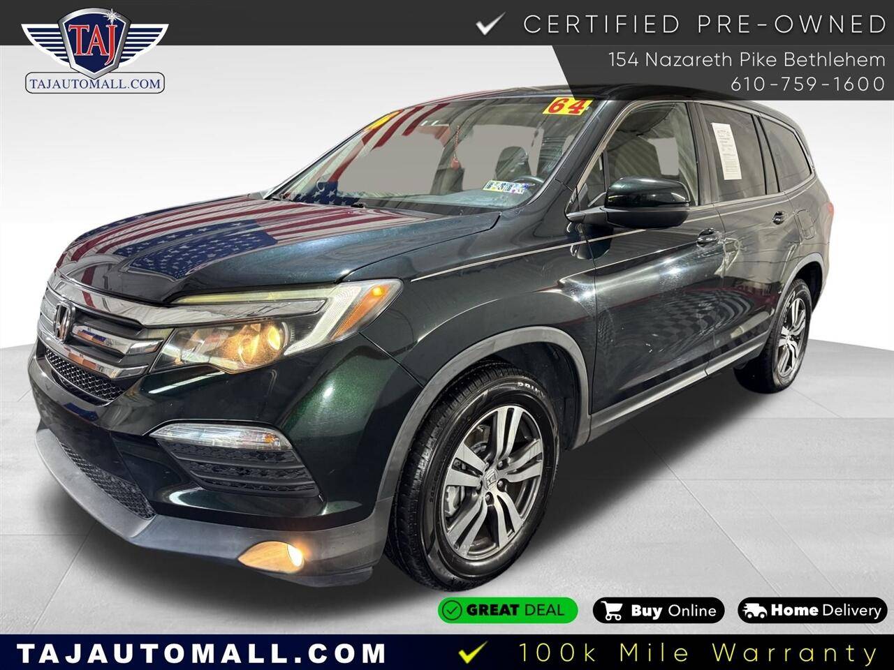 2016 Honda Pilot EX-L — SUV — 63,827 mi — Bethlehem, PA