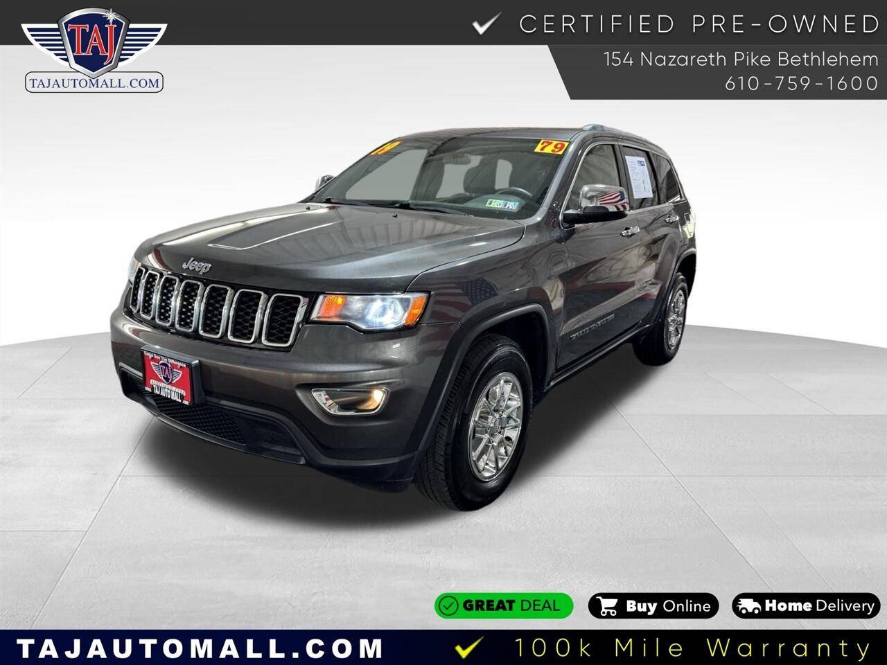 2019 Jeep Grand Cherokee Laredo E — SUV — 78,989 mi — Bethlehem, PA