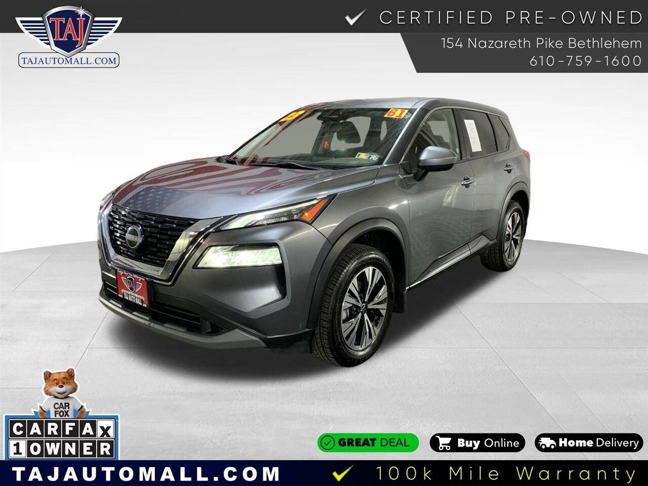 2023 Nissan Rogue SV — SUV — 60,633 mi — Bethlehem, PA